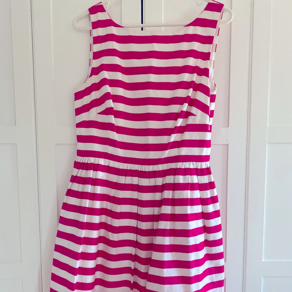 Lilly Pulitzer Eryn Azalea Pink and White Striped Dress size 10